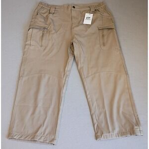 Brand New Flex Camo Tactical Cargo Pants Mens Size XLarge, Inseam 23.5 Khaki Tan